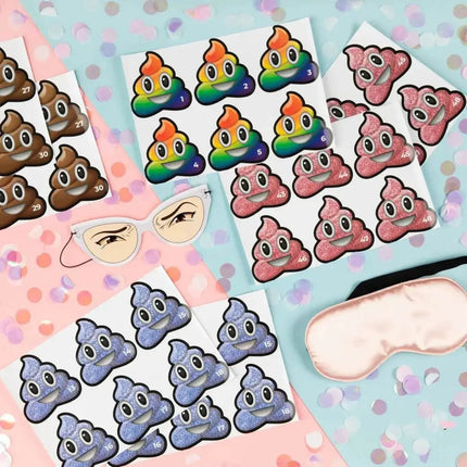 Pin The Poopie On The Diaper Game - Brown - Party Expo