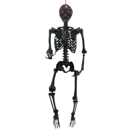 5' Posable Skeleton with LED eyes