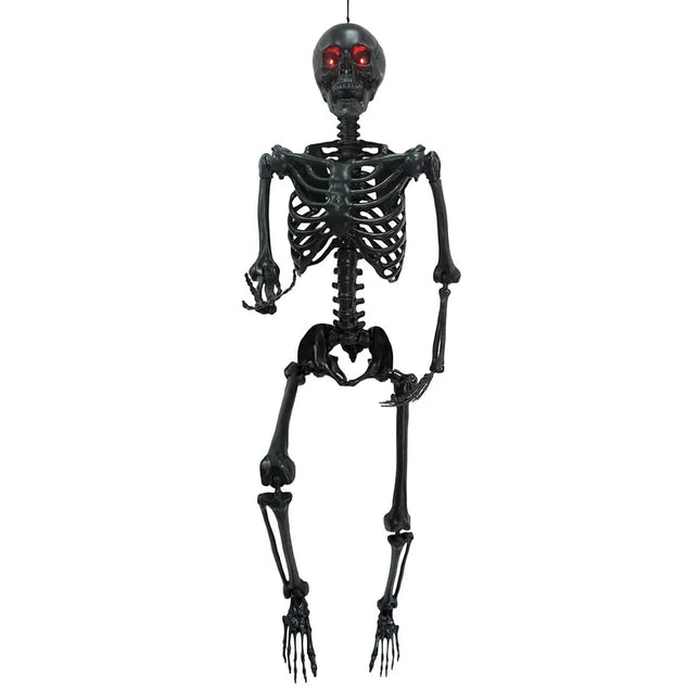 5' Posable Skeleton with LED eyes