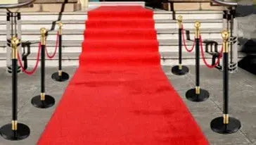 Red Carpet Runner & Ropes (FOR RENTAL ONLY) - $50 USD - Party Expo