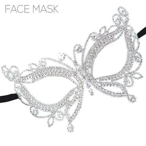 Rhinestone Butterfly Mask (1ct) - Party Expo