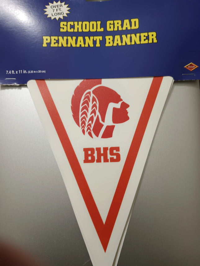 School Grad Pennant Banner - Boone High School Party Expo  