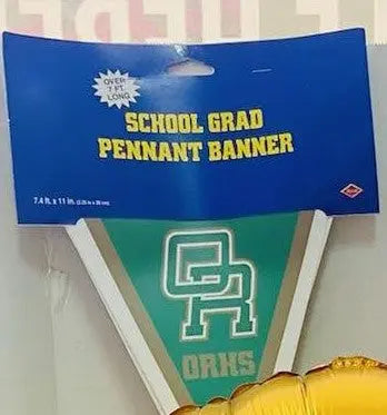 School Grad Pennant Banner - Oak Ridge High School Party Expo  