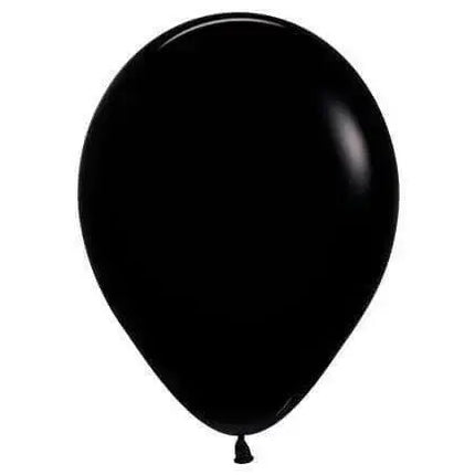 Sempertex - 11" Black Latex Balloons (25 pieces) Party Expo  