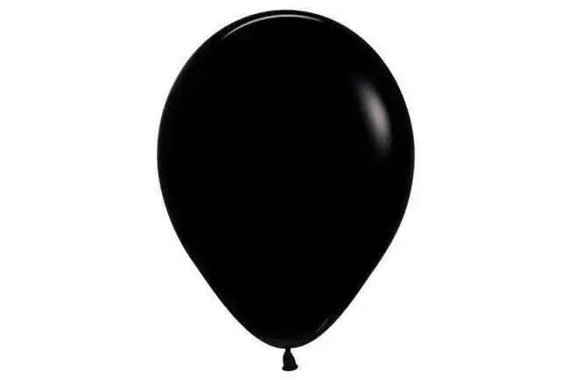 Sempertex - 11" Black Latex Balloons (25 pieces) Party Expo  
