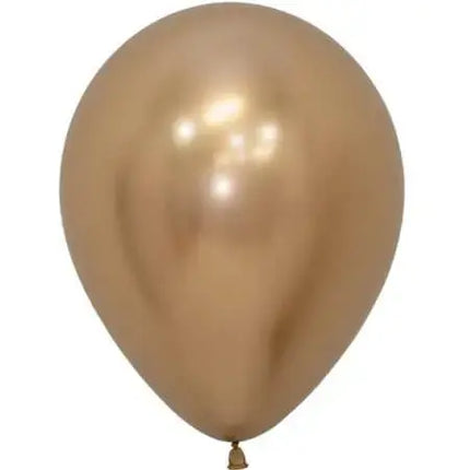 Sempertex - 11" Reflex Gold Latex Balloons (25 pieces) Party Expo  
