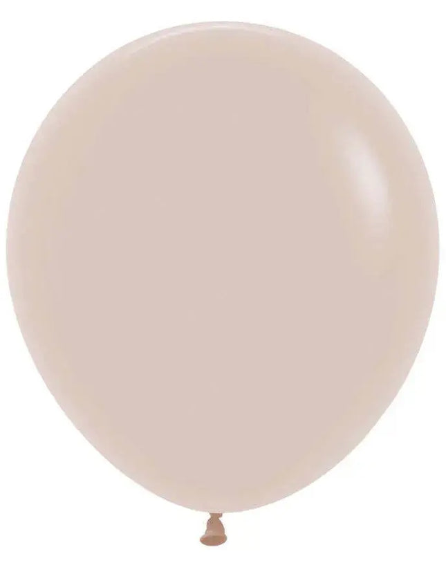 Sempertex - 18" White Sand Latex Balloons (6ct) Party Expo  