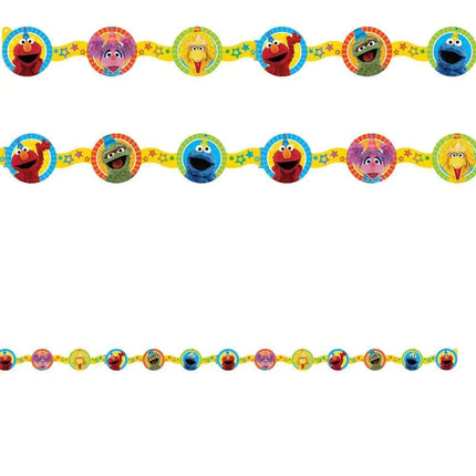 Sesame Street - Paper Garland (4ct) - Party Expo