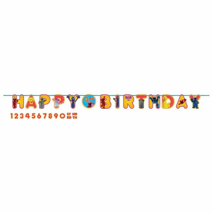Sesame Street - Ribbon Letter Banner Kit (1ct) - Party Expo