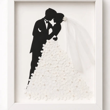 Shadow Box Wedding Couple Party Expo  