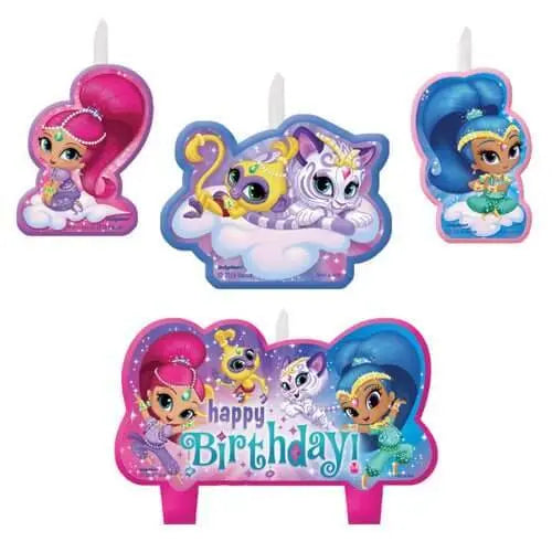 Shimmer and Shine Birthday Candles - Party Expo