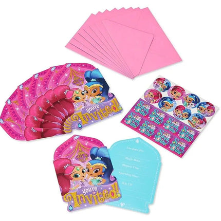 Shimmer and Shine Birthday Party Invitations (8ct) - Party Expo