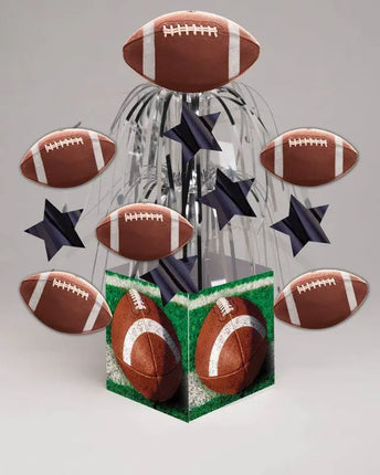 Tailgate Rush Foil Centerpiece with Base - Party Expo