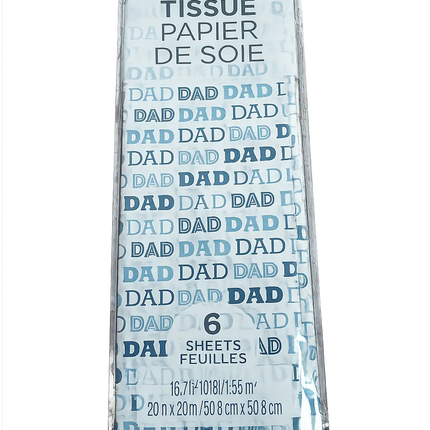 Tissue Paper Dad - (6 sheets) Party Expo  