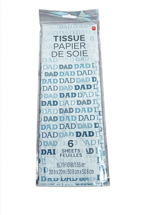 Tissue Paper Dad - (6 sheets) Party Expo  
