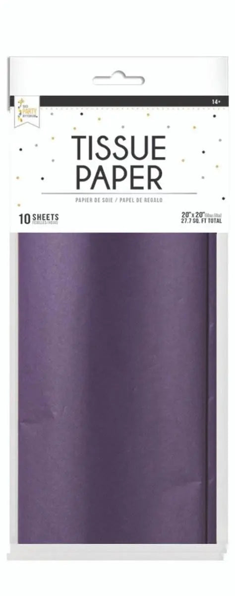 Tissue Paper - Purple (10ct) - Party Expo
