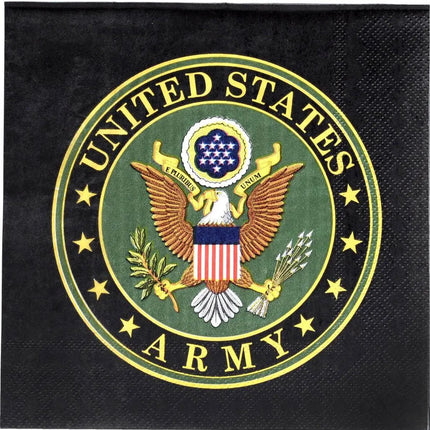 U.S. Army - Lunch Napkins (16ct) - Party Expo