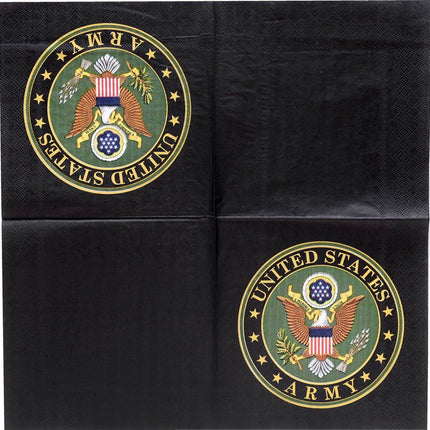 U.S. Army - Lunch Napkins (16ct) - Party Expo