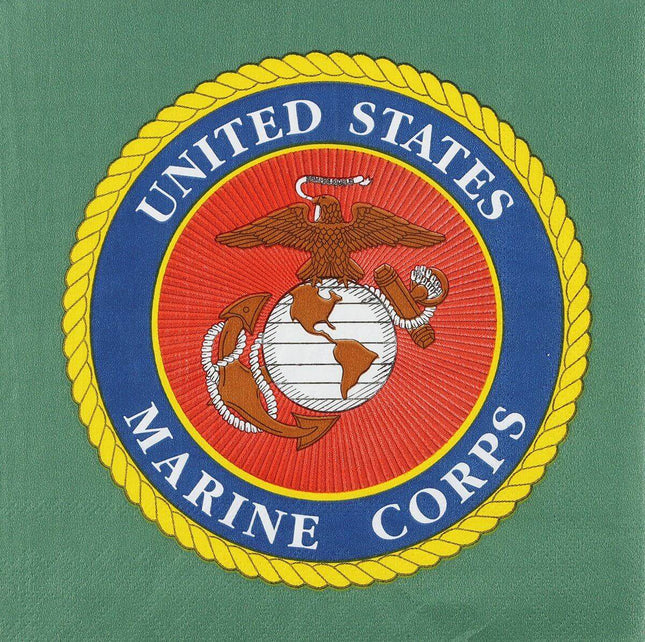 U.S. Marines - Lunch Napkins (16ct) - Party Expo