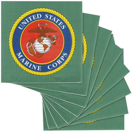 U.S. Marines - Lunch Napkins (16ct) - Party Expo