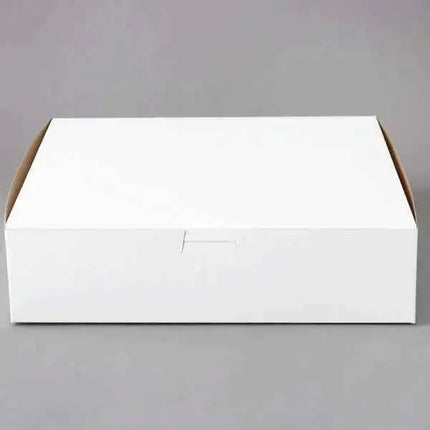 White Bakery Box - 10" x 10" x 2.5" Party Expo  