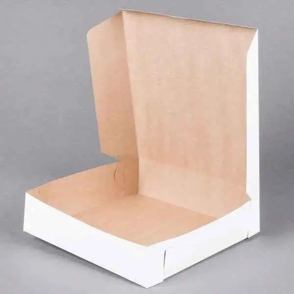 White Bakery Box - 10" x 10" x 2.5" Party Expo  