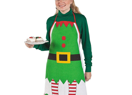 Adult Elf Apron (1ct) - SKU:3L-4/5365 - UPC:886102058565 - Party Expo