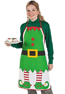 Adult Elf Apron (1ct) - SKU:3L-4/5365 - UPC:886102058565 - Party Expo