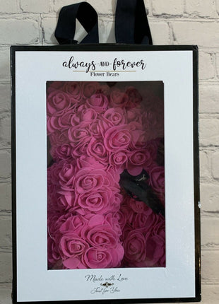 Always & Forever - Rose Flower Bear - SKU: - UPC:739205310668 - Party Expo