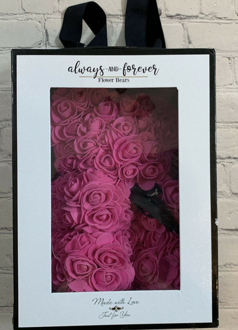 Always & Forever - Rose Flower Bear - SKU: - UPC:739205310668 - Party Expo