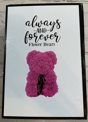 Always & Forever - Rose Flower Bear - SKU: - UPC:739205310668 - Party Expo