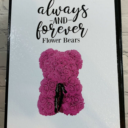 Always & Forever - Rose Flower Bear - SKU: - UPC:739205310668 - Party Expo