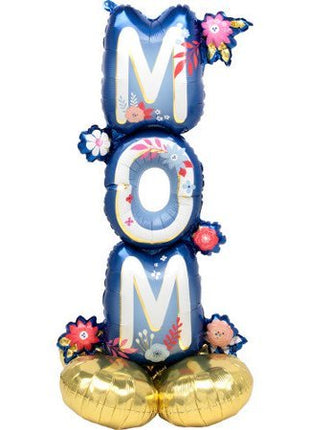 Artful Florals Mom Airloonz Balloon - SKU:A4-4181 - UPC:026635441810 - Party Expo