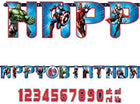 Avengers Letter Banner - SKU:670297 - UPC:013051468514 - Party Expo