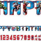 Avengers Letter Banner - SKU:670297 - UPC:013051468514 - Party Expo