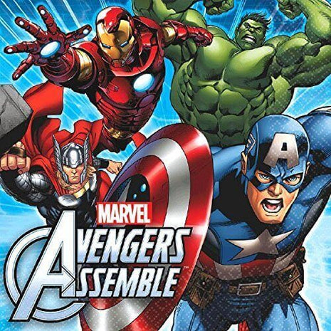 Avengers - Lunch Napkins (16ct) - SKU:511354 - UPC:013051469320 - Party Expo