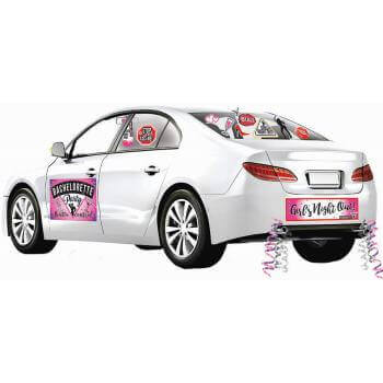 Bachelorette Car Decorating Kit - SKU:61407 - UPC:721773614071 - Party Expo