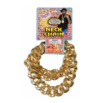 Big Link Gold Neck Chain (1ct) - SKU:64027 - UPC:721773640278 - Party Expo