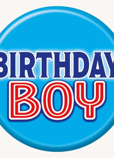 Birthday Boy Button (1ct) - SKU:93405 - UPC:011179934058 - Party Expo