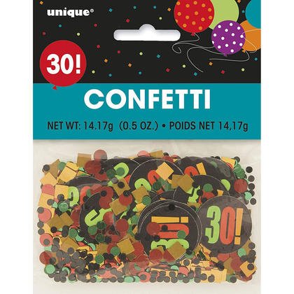 Birthday Cheer - 30! Birthday Confetti - SKU:45863 - UPC:011179458639 - Party Expo