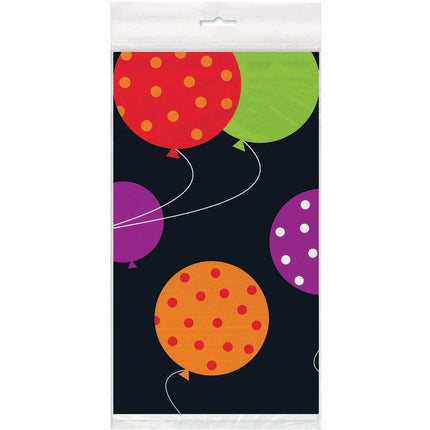 Birthday Cheer - Plastic Tablecover - SKU:45783 - UPC:011179457830 - Party Expo