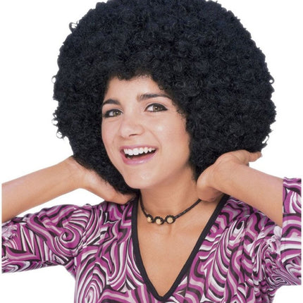 Black Afro Wig (1ct) - SKU:50804 - UPC:082686508049 - Party Expo