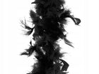Black Feather Boa - SKU:53527 - UPC:8712364535273 - Party Expo