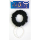 Black Marabou Halo - SKU:54101 - UPC:721773541018 - Party Expo