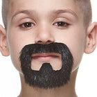 Black Mustache with Beard - SKU:S031-SE - UPC:4772036004470 - Party Expo