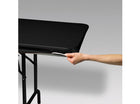 Black Plastic Stayput Tablecloth - SKU:702000 - UPC:039938096564 - Party Expo