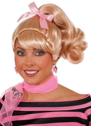 Blonde 50's Ponytail Wig - SKU:73470 - UPC:721773734700 - Party Expo