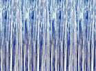 Blue Foil Fringe Curtain (1ct) - SKU:74-01055 - UPC:097138769244 - Party Expo