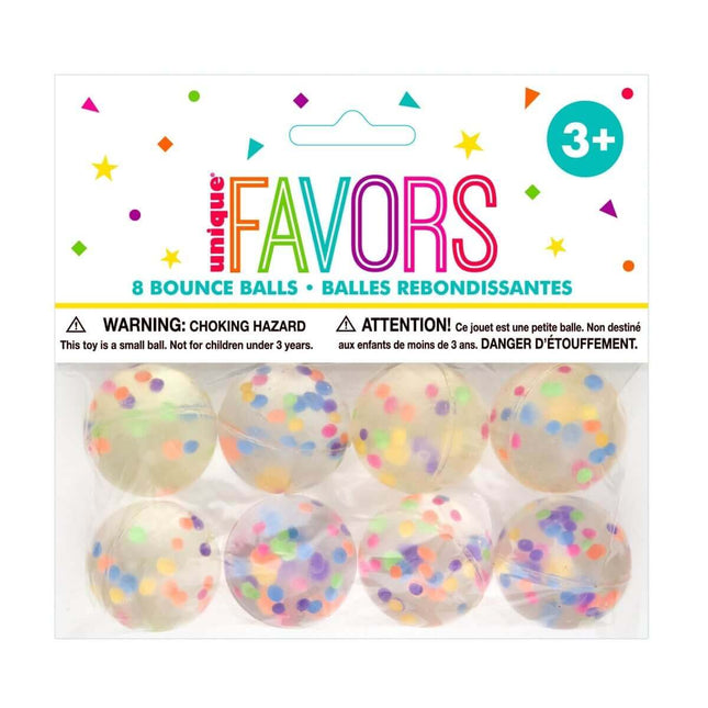 Bounce Balls with Confetti - SKU:84725 - UPC:011179847259 - Party Expo