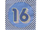 Boy's 16th Birthday - Beverage Napkins (16ct) - SKU:40104 - UPC:654082401042 - Party Expo